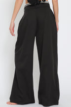 Black Balance Wide Leg Pants