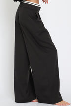 Black Balance Wide Leg Pants