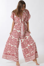 Crimson Bloom Kimono