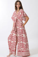 Crimson Bloom Kimono