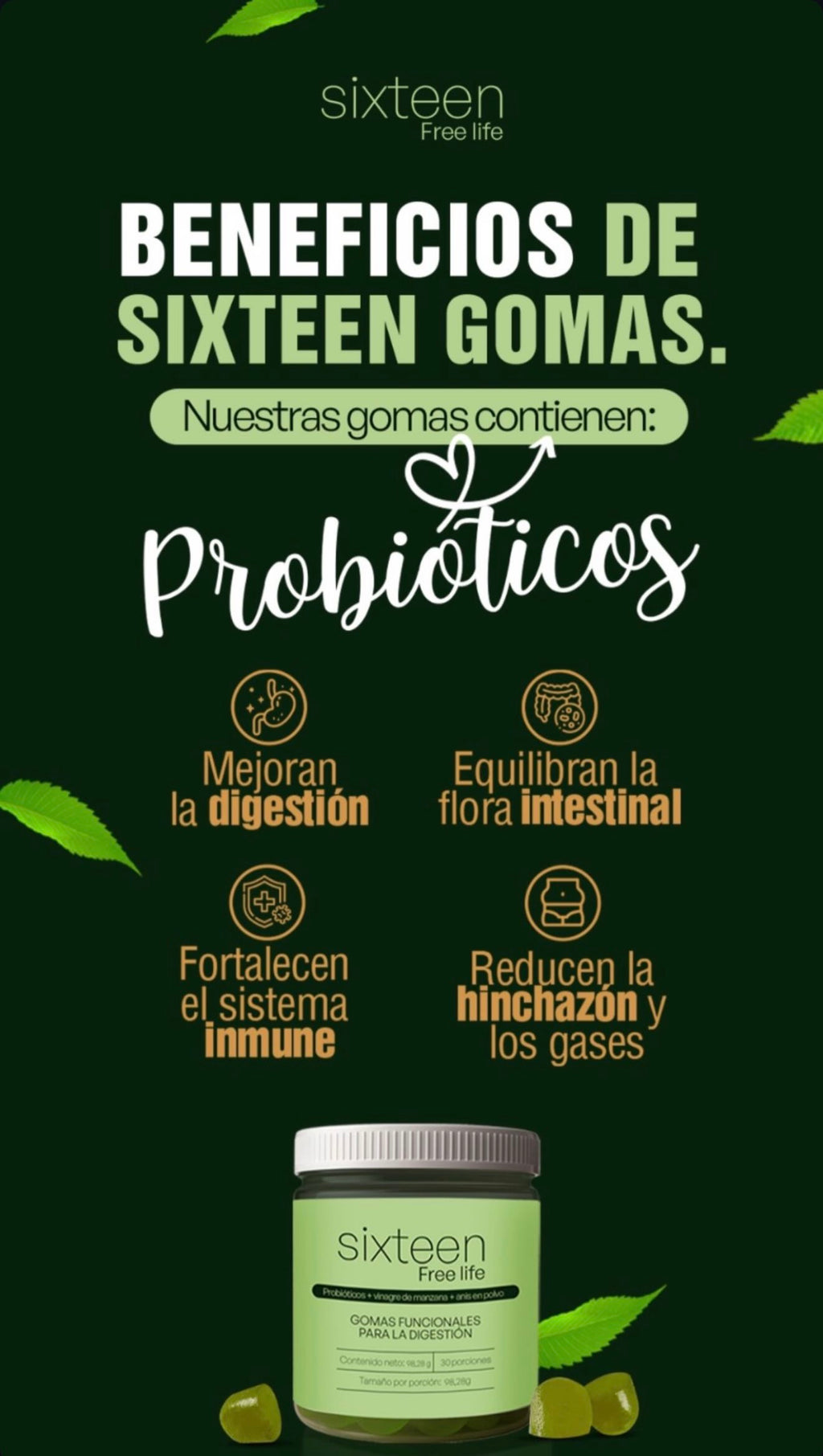 Sixteen Digestion Gummies