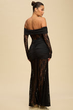 Midnight Lace Gown