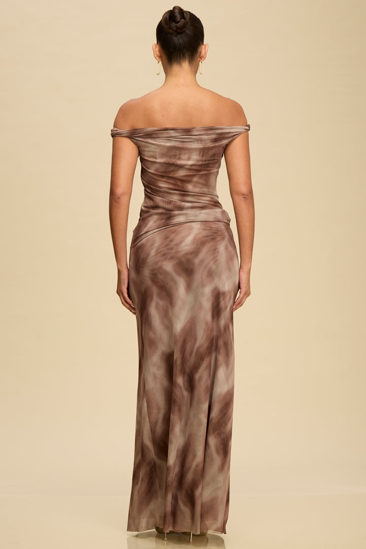 Desert Rose Drape Gown